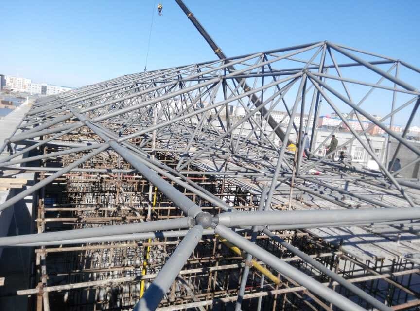 张家口商贸城屋顶网架工程