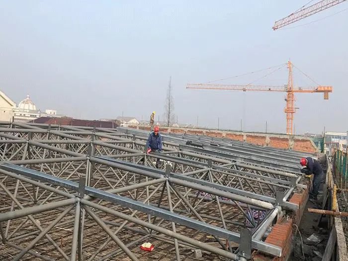 张家口四小体育馆网架